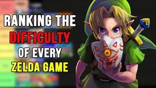 Ranking The Difficulty of Every Zelda Game  Zelda Difficulty Tier List