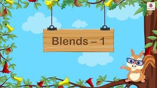 Learn Blends - 1  English Grammar & Composition Grade 1  Periwinkle