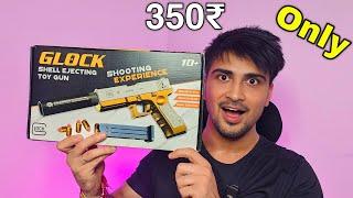 Glock Shell Ejecting Toy Gun Unboxing And Review  Better Than Expensive Toy Guns