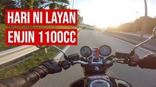 HONDA CB1100RS ONBOARD RAW 4K  Santai Pergi Kerja