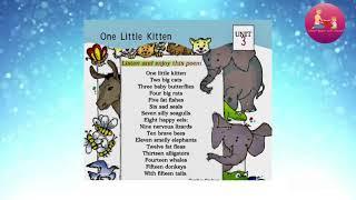 One little kitten rhymes Class 1 CBSE