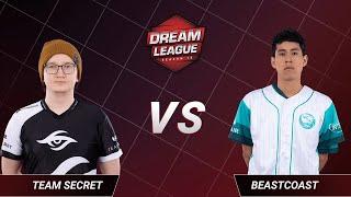 Team Secret vs Beastcoast  - Game 1 -  DreamLeague Season 13 - The Leipzig Major