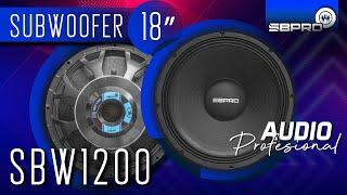 Subwoofer - SBW1200  SBPRO Audio Profesional