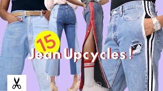 15 Amazingly Clever Jean Upcycles  Best Thrift Flips