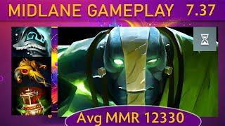  7.37 mellojul Earth Spirit KDA - 23 KP - 90% New patch Mid Gameplay - Dota 2 Top MMR