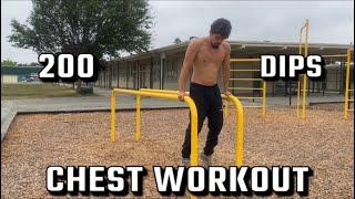 Attempting To Do 200 Dips