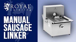 Manual Sausage Linker RCWCB-01  Royal Catering  Product presentation