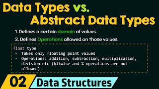 Data Types vs. Abstract Data Types