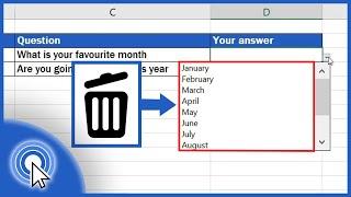 How to Remove a Drop-Down List in Excel