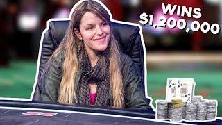 Poker Goddess Destroys EVERYONE And WINS $1200000