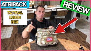 Lunch Box for Men Tactical Lunch Bag MOLLE Webbing Leakproof Insulated Large Lunch Cooler