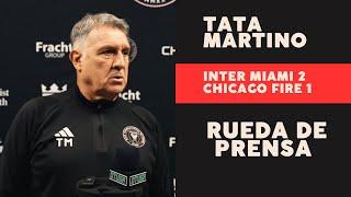 INTER MIAMI 2  CHICAGO FIRE 1  GERARDO TATA MARTINO Conferencia Post Partido