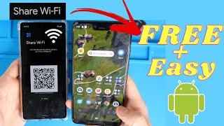 Share Wifi Password Android to Android No Root Needed