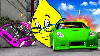 MS LEMONS DESTROYED OUR RACING CARS Garrys Mod