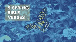 5 Spring Bible Verses