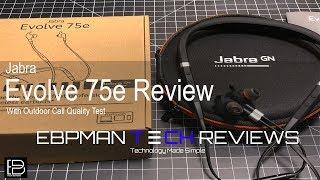 Jabra Evolve 75e UC Review with Outdoor Call Audio Demo