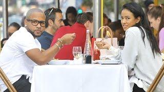 X17 EXCLUSIVE - Karrueche Tran And A Mystery Man Enjoy Lunch