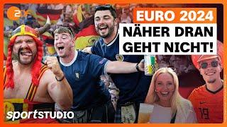Hammer Stimmung mega Fans So verrückt ist die Fußball-EM  Vlog  sportstudio
