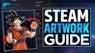 HOW TO MAKE ANIMATED ARTWORK ON STEAM  FREE  FULL TUTORIAL  2024