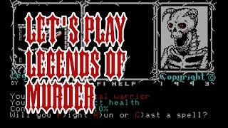Lets Play Legends of Murder Obscure Old-School RPG