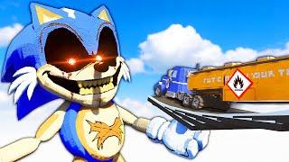 Crashing Cars Into SONIC.EXE - Teardown Mods Multiplayer