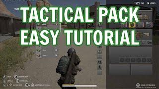 PUBG Tactical Pack Tips and Tricks