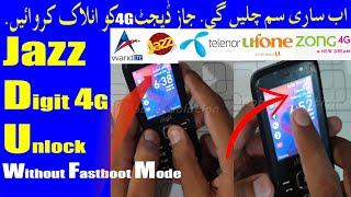 Jazz digit 4G Network Unlock All Sim Works Without Fastboot Mode and Boot Key