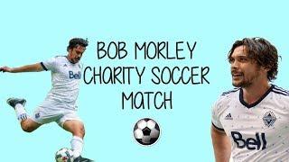 Bob Morley Playing Soccer at the Vancouver Whitecaps Charity Event