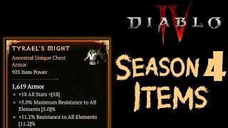 Season 4 Itemization Overview & Summary - Diablo 4