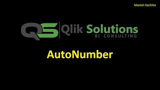 Qlik_068 AutoNumber01_How to use AutoNumber function in Qlik Script.