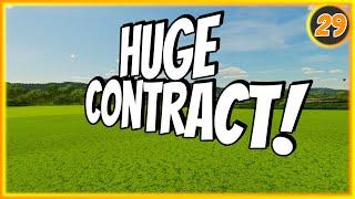 Our BIGGEST Contract Yet?  FS22 Survival  Court Farm Ep 29
