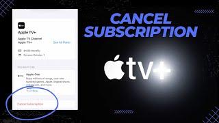 How To Cancel Apple TV+ Subscription