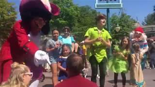 STORYTIME with Peter Pan Wendy Darling Captain Hook and Smee  Disneyland