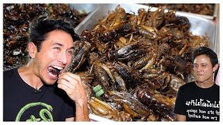 Eating The Best Reviewed BUGS In Bangkok EXOTIC Street Food With Mark Wiens