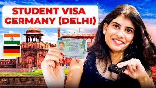 STUDENT VISA FOR GERMANY  FROM NEW DELHI