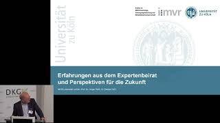 Prof. Dr. Holger Pfaff Erfahrungen aus dem Expertenbeirat und Perspektiven für die Zukunft