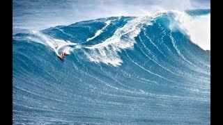 ШОК Самые большие волны в мире Назаре Португалия.