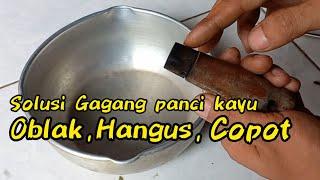 cara agar gagang panci AWET tidak GOSONG