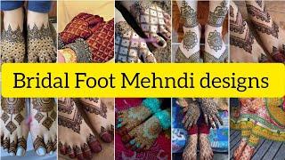 Bridal Feet Mehndi design  Beautiful Bridal Foot Mehndi design #footmehndidesign #mehndi
