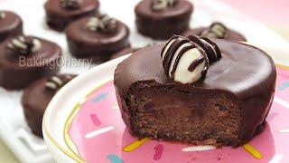 These chocolate-covered mini cakes are super fudgy and gluten-free