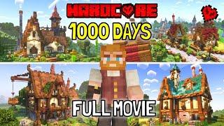 I Survived 1000 Days in HARDCORE Minecraft FULL MOVIE