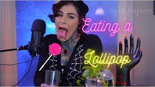 Eating a Lollipop ASMR Mouth Noises mostly no talking