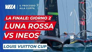 BATTAGLIA NAVALE A BARCELLONA Luna Rossa rompe le stecche della randa poi fa 2-2