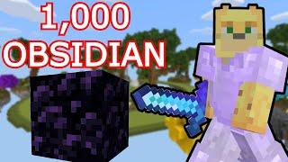 1000 Obsidian In Cubecraft Eggwars 3000 Gold - Minecraft