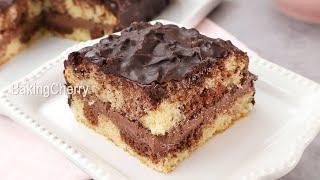 CHOCOLATE-COVERED MARBLE CAKE