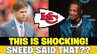DID YOU SEE WHAT SNEED SAID ABOUT KC CHIEFS??  I CANT BELIEVE KANSAS CITY CHIEFS NEWS TODAY