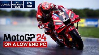 MotoGP 24 gameplay on Low End PC  NO Graphics Card  i3