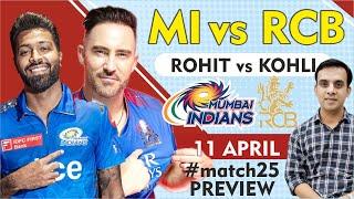 Rohit vs Kohli ?  Mumbai Indians vs Royal Challengers Bangalore  MI vs RCB  IPL 2024  rcb vs mi