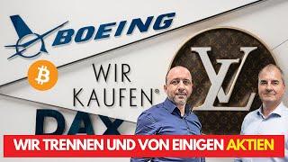 Mehr Aktien verkaufen und dafür mehr Bitcoin? LVMH  Boeing  DAX  Nasdaq 100