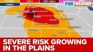 Central US Faces Severe Storm Threat With Destructive Hail Damaging Winds Tornadoes Possible